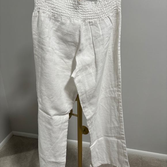 RUBBER DUCKY LINEN PANTS - Picture 2 of 3